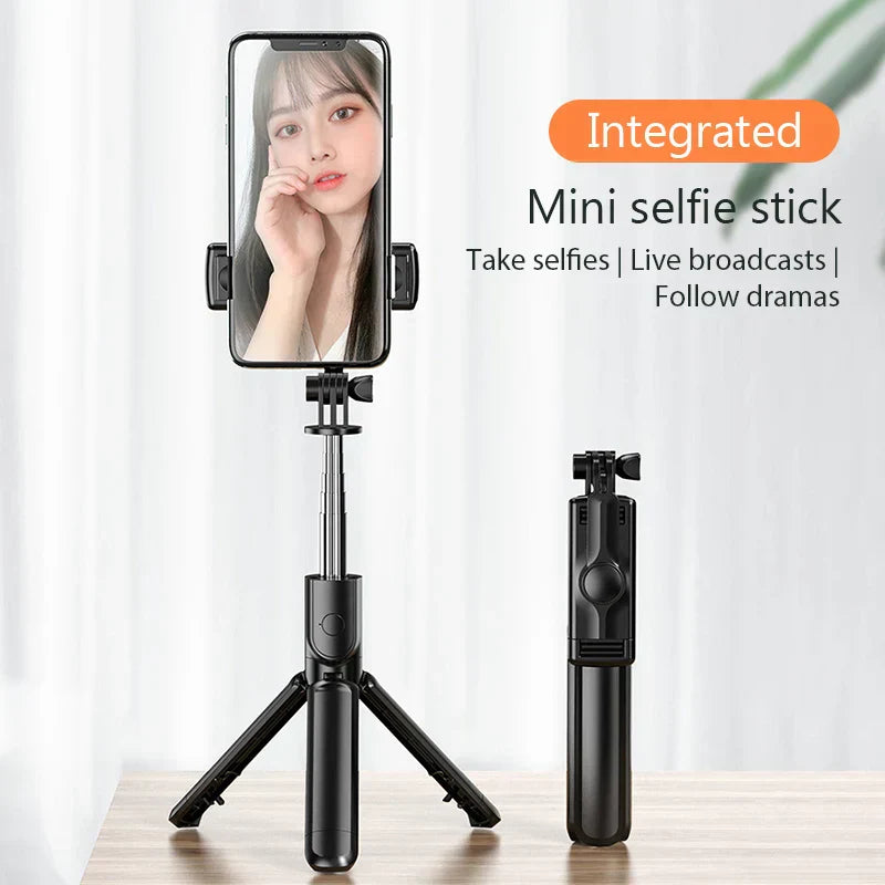 4 in 1 wireless Selfie Stick with light